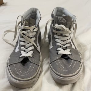 Gray High-Top Vans